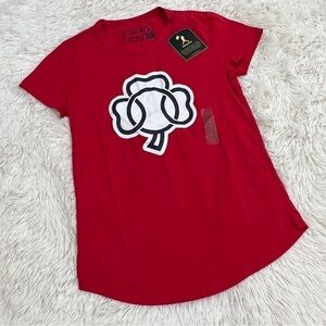 Baseballism Boston Red Shamrock Women's Shirt XS NWT
